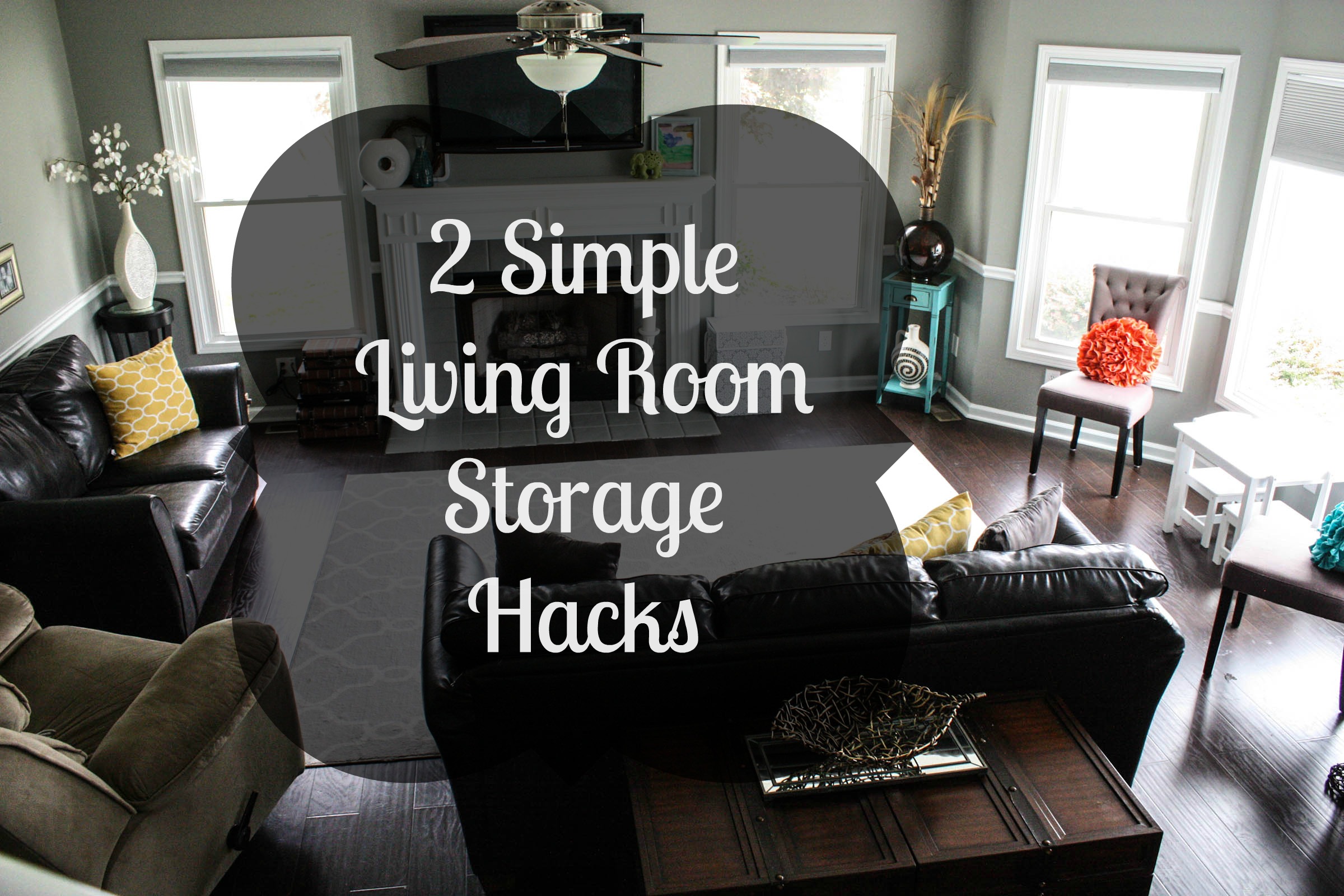 living room organization hacks