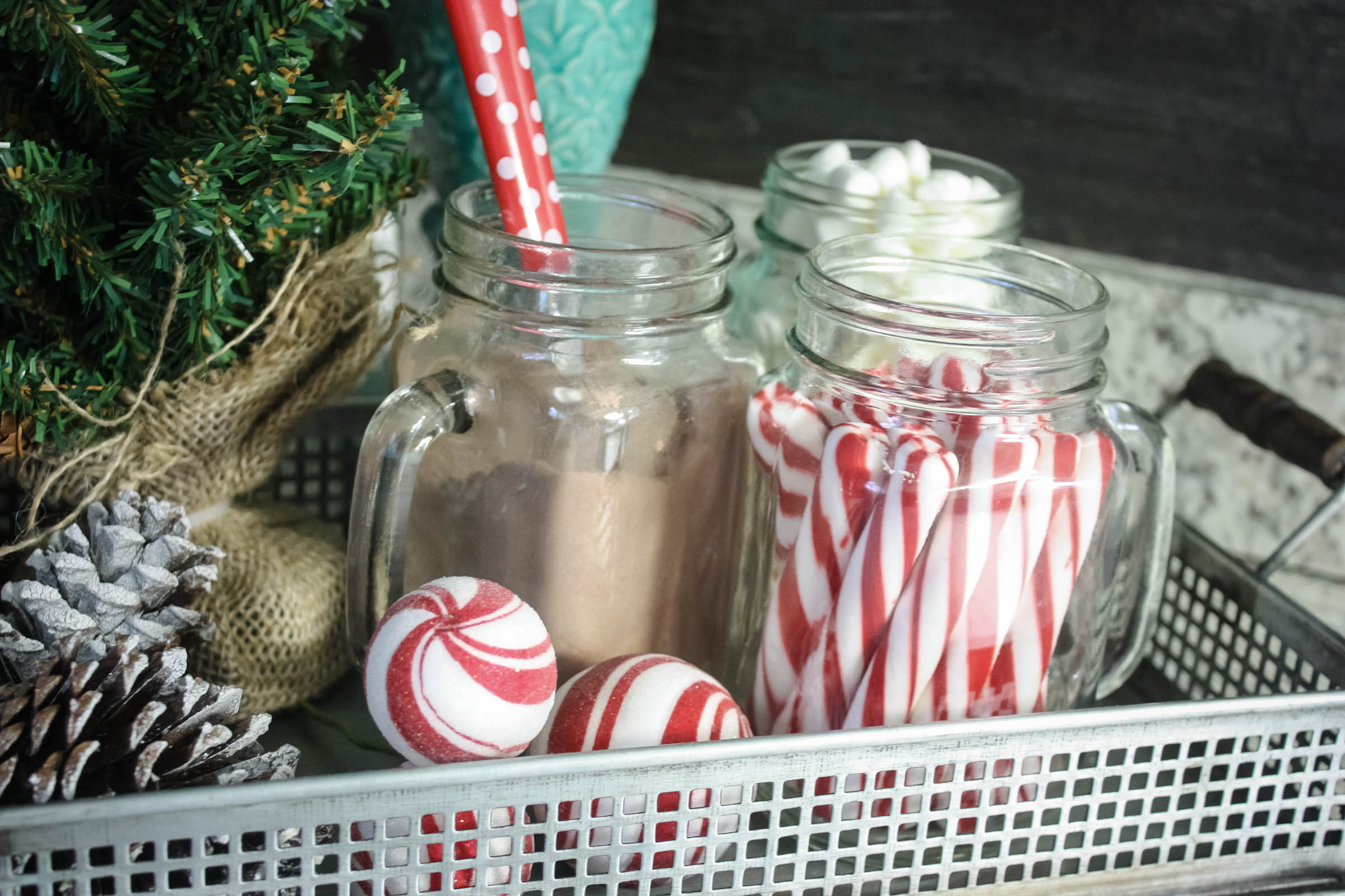 Hot Chocolate Bar DIY - DOLLAR TREE - Christmas Crafts DIY 