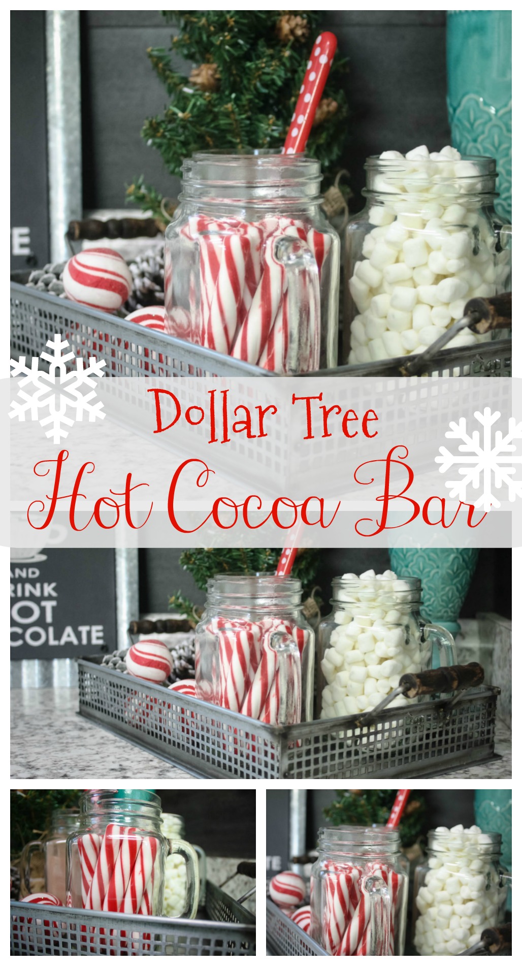 Dollar Tree Hot Cocoa Bar - Re-Fabbed