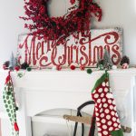 Decorating a Simplistic Christmas Mantel