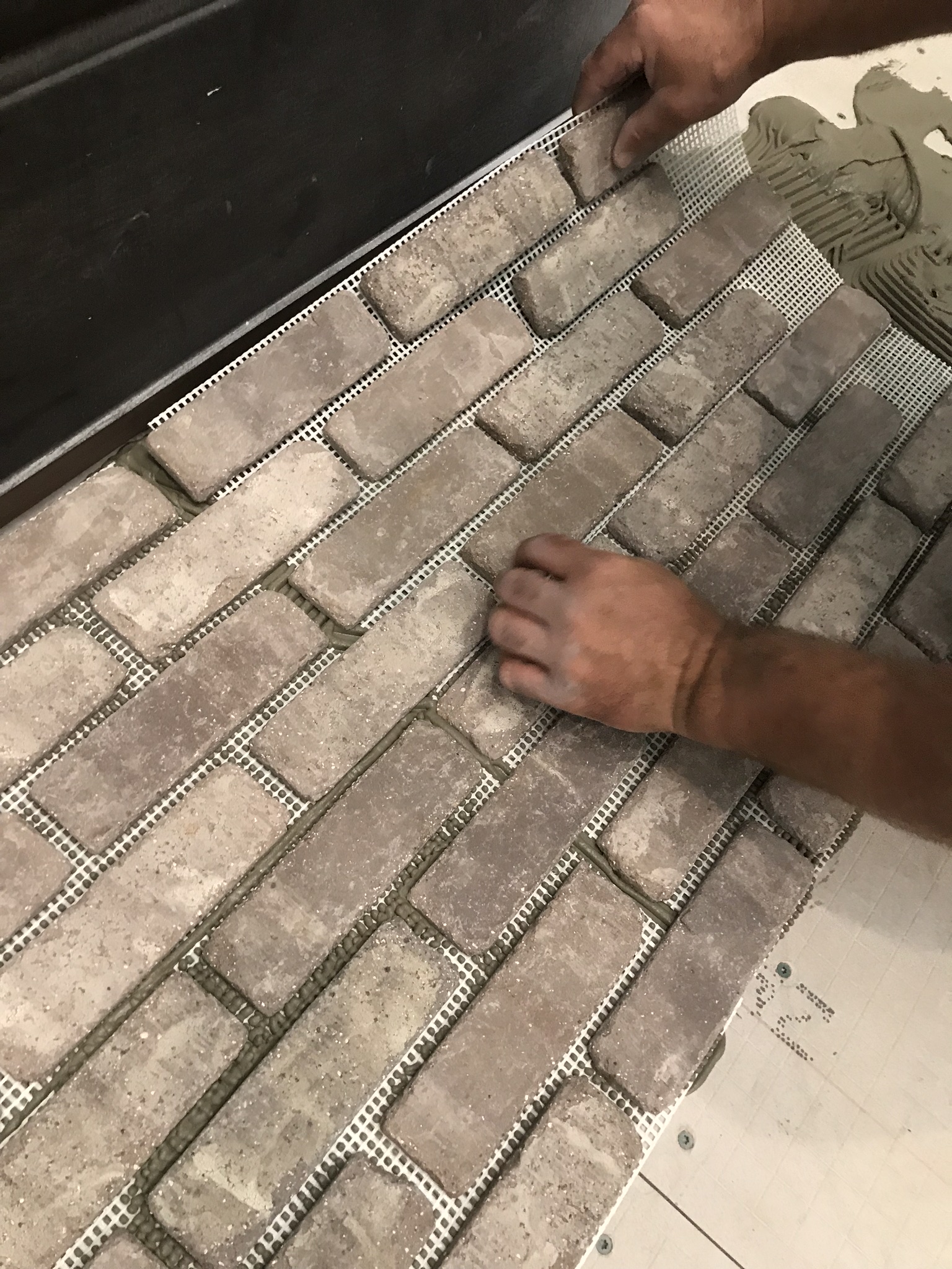 How To Install Brick Flooring - Re-Fabbed