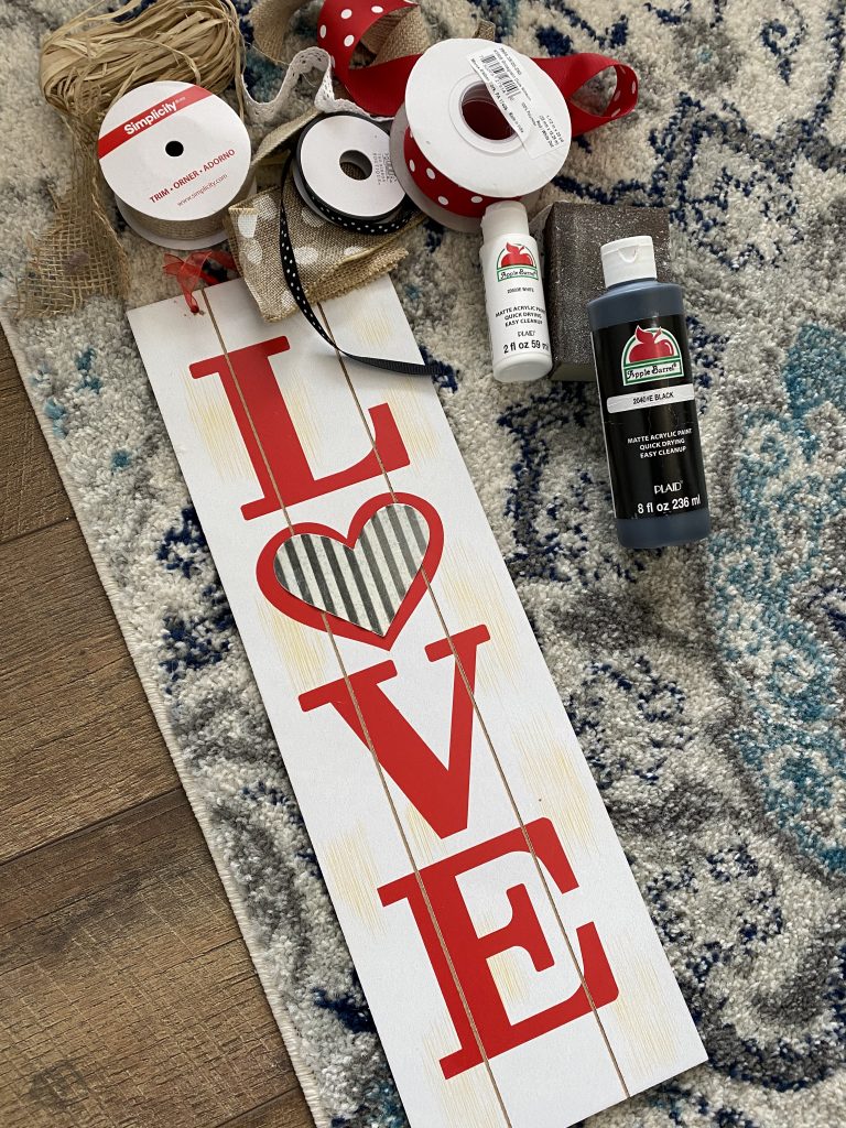 The Answer Is Chocolate: Paint Pouring: Dollar Tree LOVE Sign