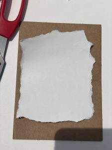 paper used for homemade stationery card