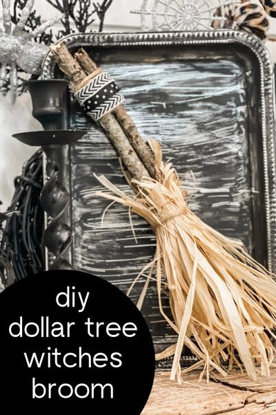 diy Dollar Tree witches broom - Re-Fabbed