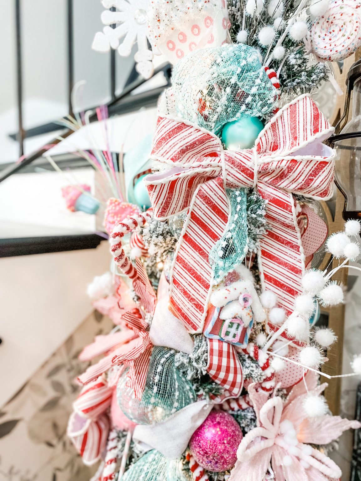 Candy Land Christmas Tree Entry Way - Re-Fabbed