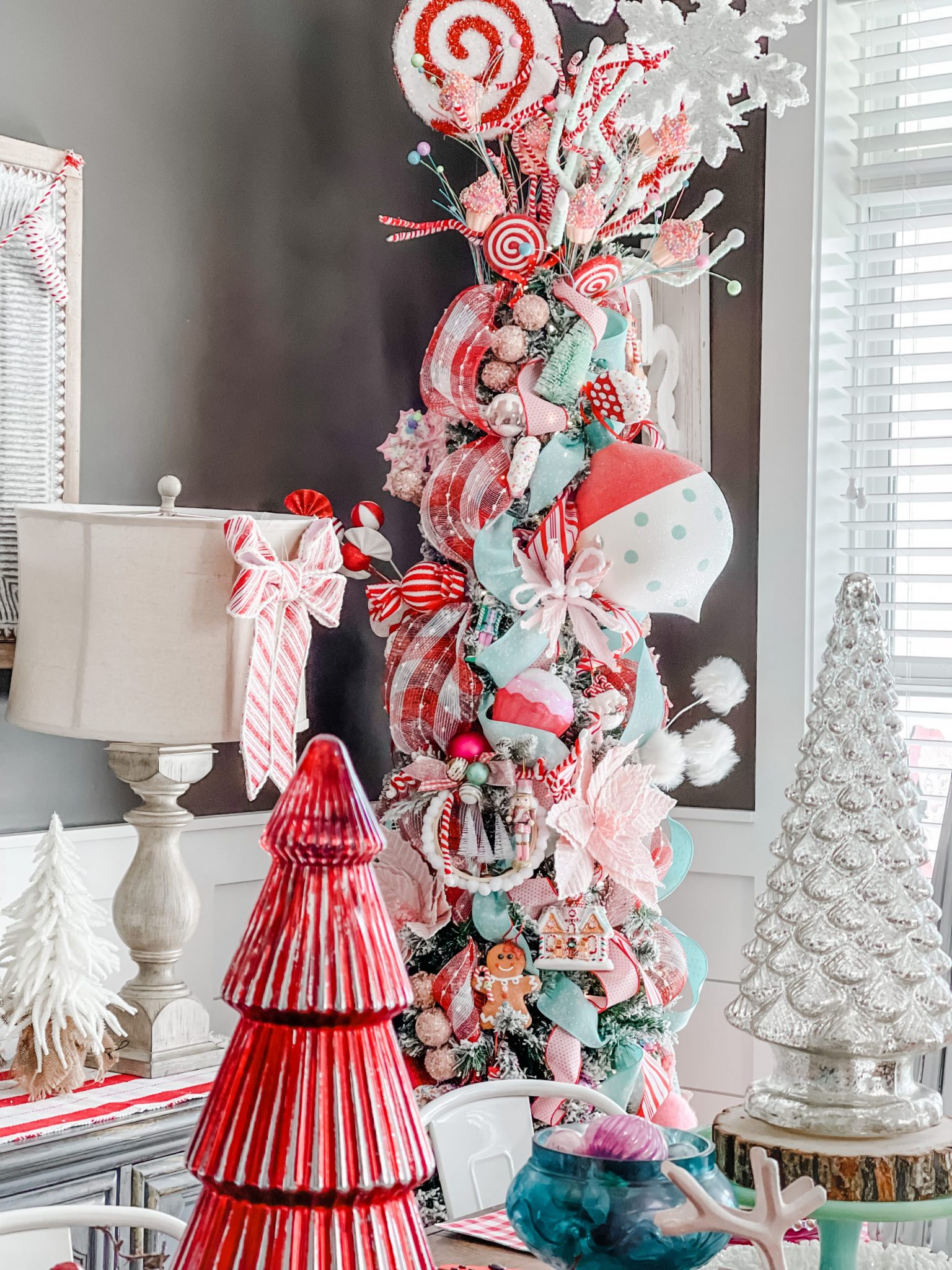 Candyland Christmas Dining Room - Re-Fabbed