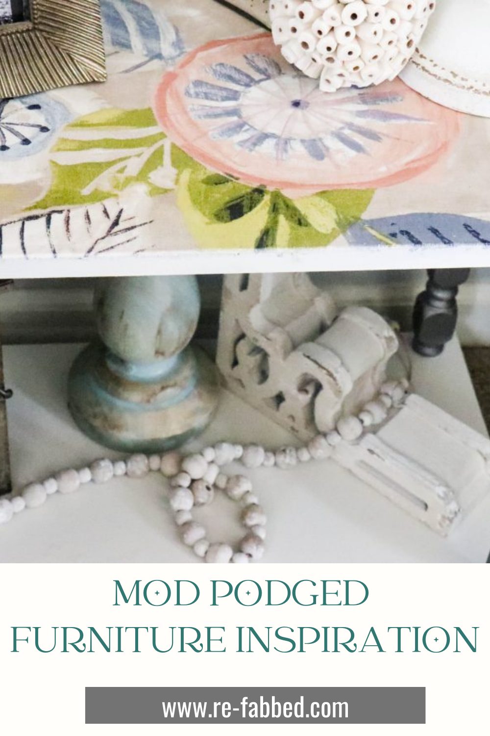 HOW TO USE MOD PODGE ON FABRIC TUTORIAL Story - Petticoat Junktion