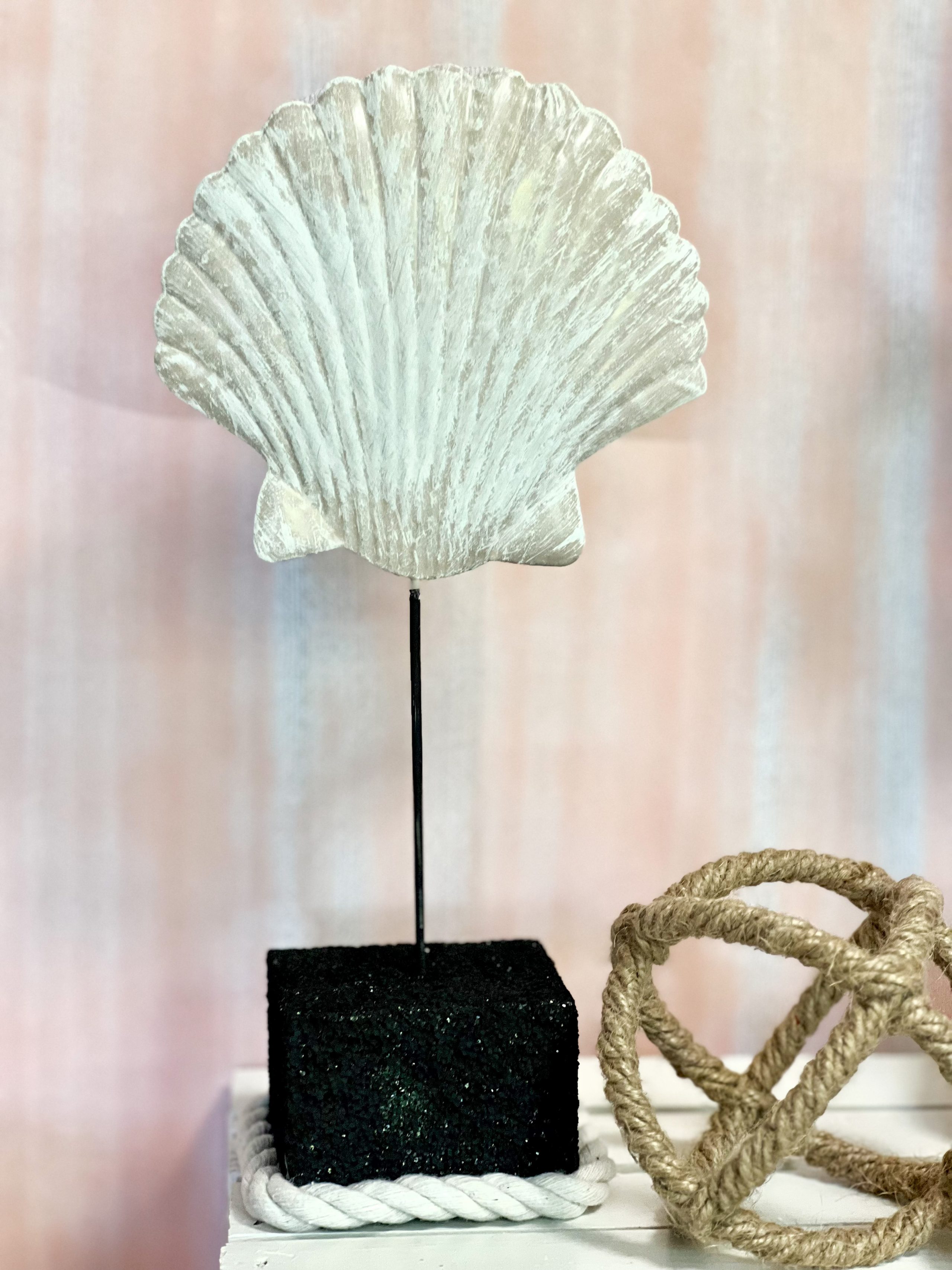 Dollar Tree – Beach Shell Nautical Planter —
