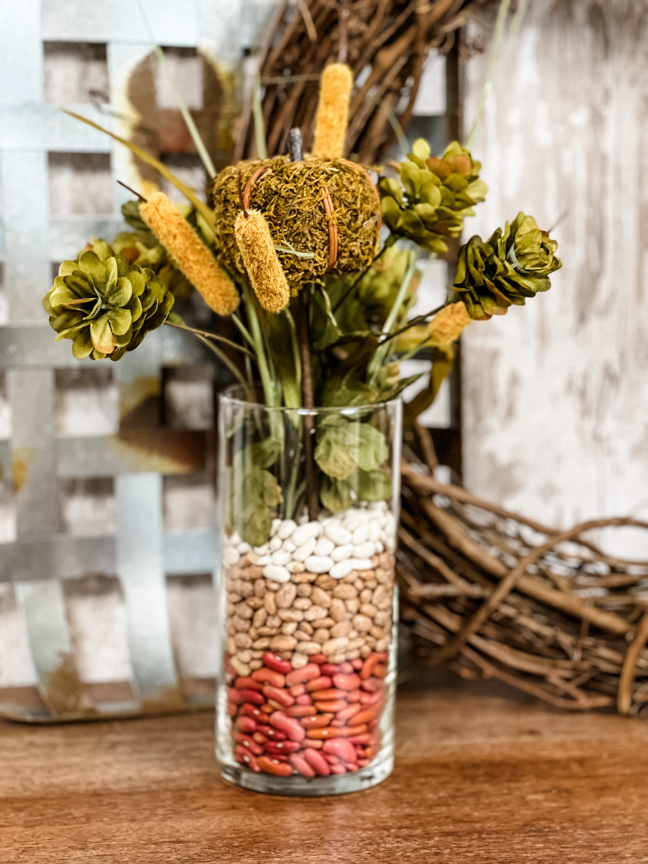 Small Unique Bag Flower Vase Decoration Simple Dried Flowers Decor