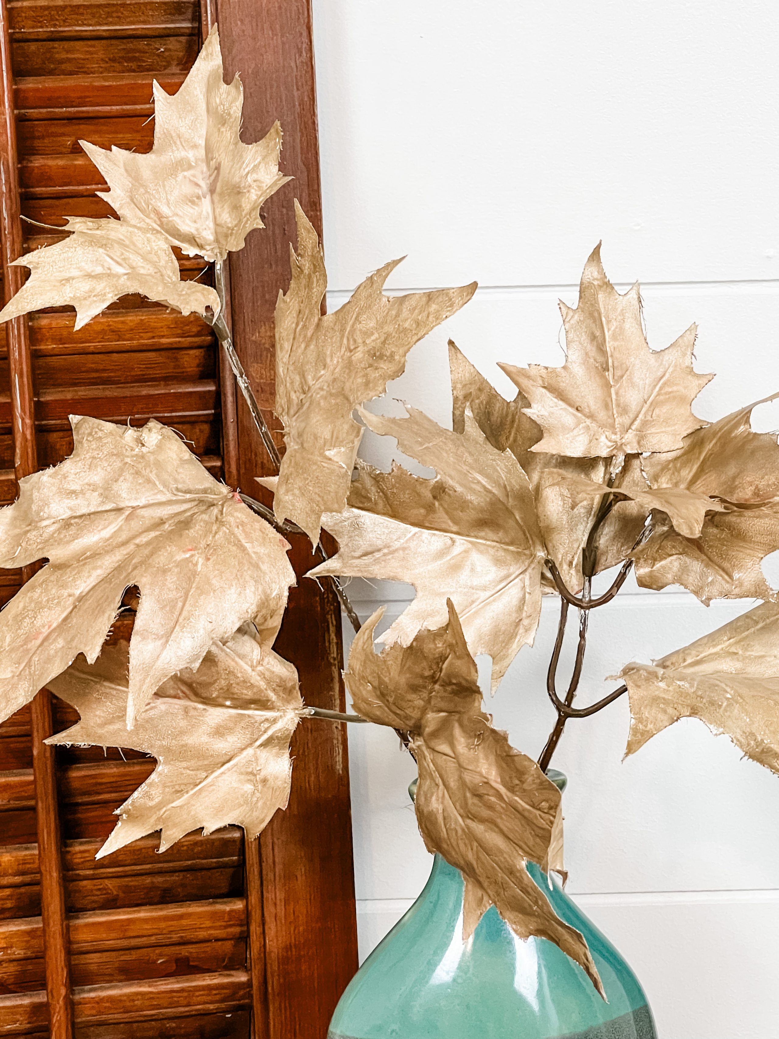 how to paint fake fall leaves - Re-Fabbed