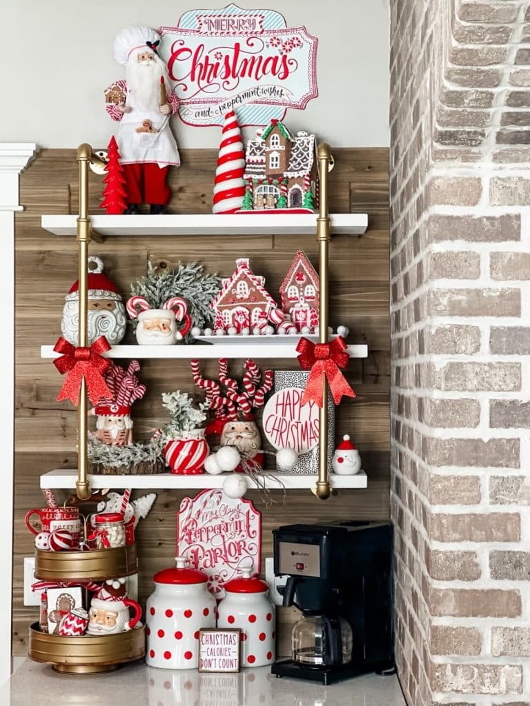 how to decorate a coffee bar for christmas - Re-Fabbed
