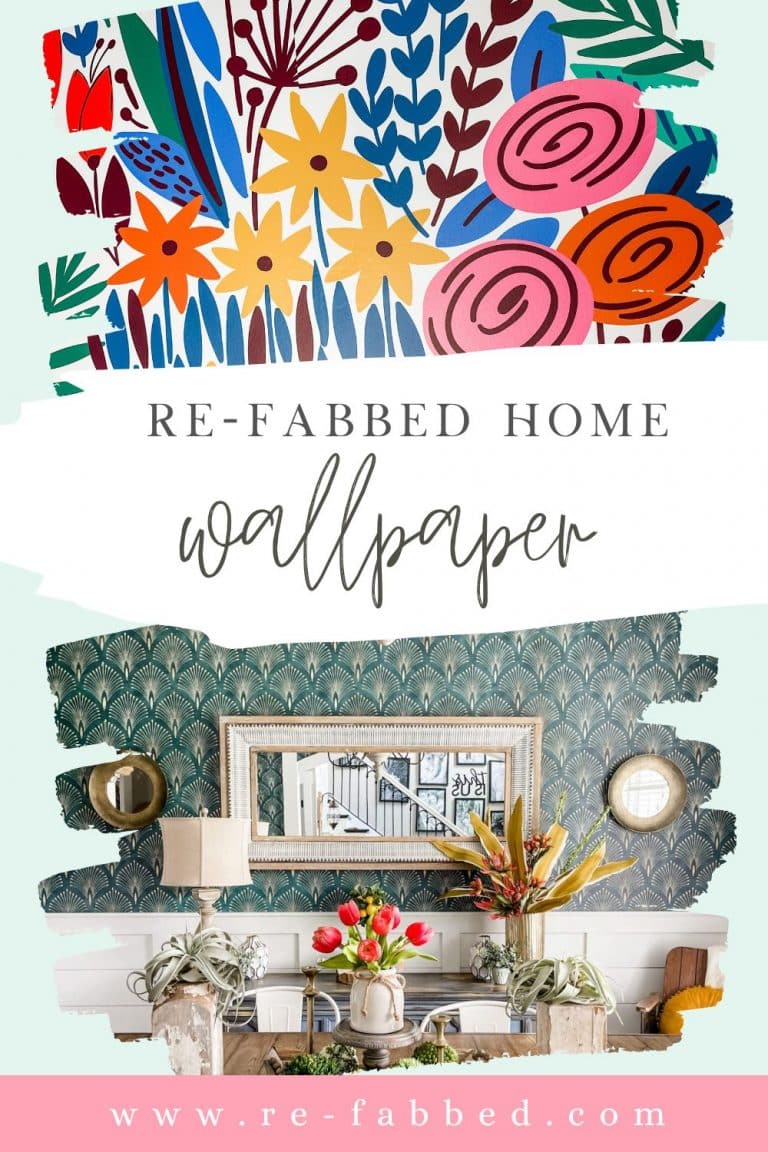 re-fabbed home wallpaper: how to add character into your home - Re-Fabbed