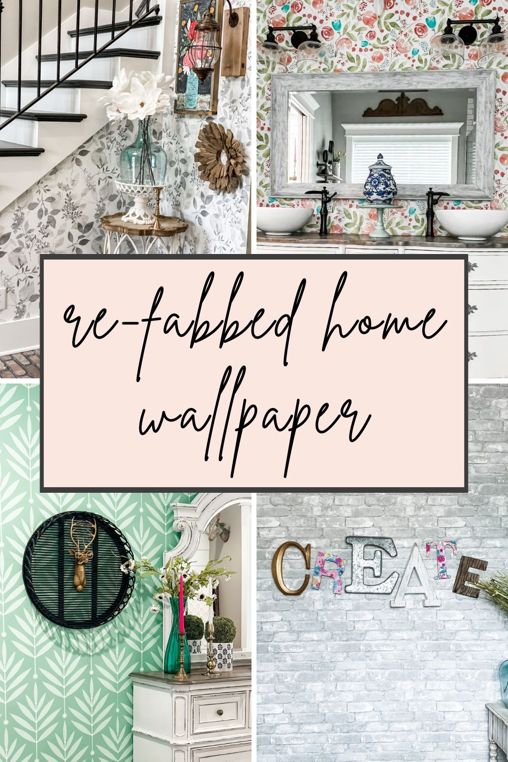 re-fabbed home wallpaper: how to add character into your home - Re-Fabbed