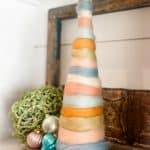 How to make the cutest Christmas tree using a cardboard cone