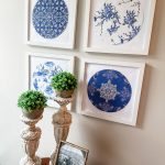 how to make pottery barn inspired chinoiserie wall art