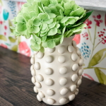 how to create a hobnail vase using dollar tree supplies