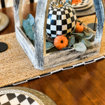 how to decorate for fall using black + white, a mayfield, ky home tour (part two)