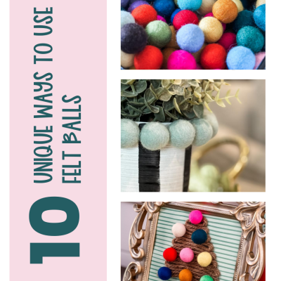 ten unique ways to use felt balls in crafting